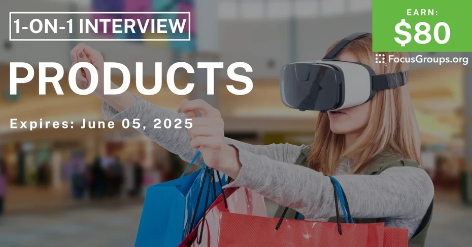 Research Study in Sacramento on Products