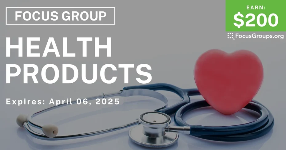Focus Group in Sunnyvale on Health Products