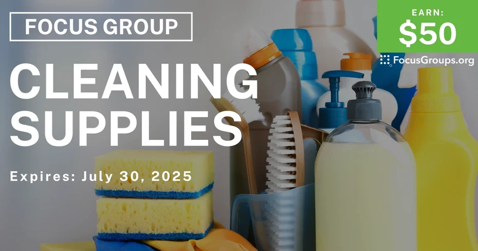Focus Group in Chicago on Cleaning Supplies