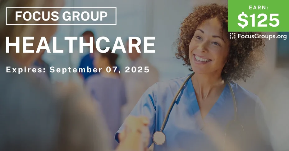 Focus Group in SF on Healthcare - $125