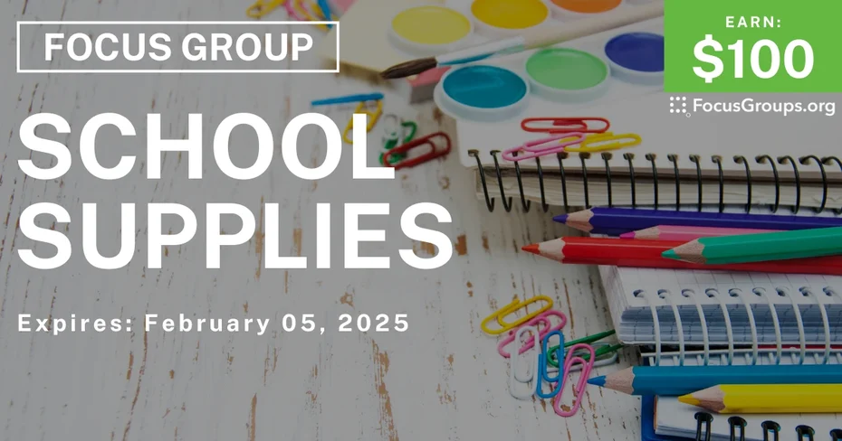 Focus Group on School Supplies