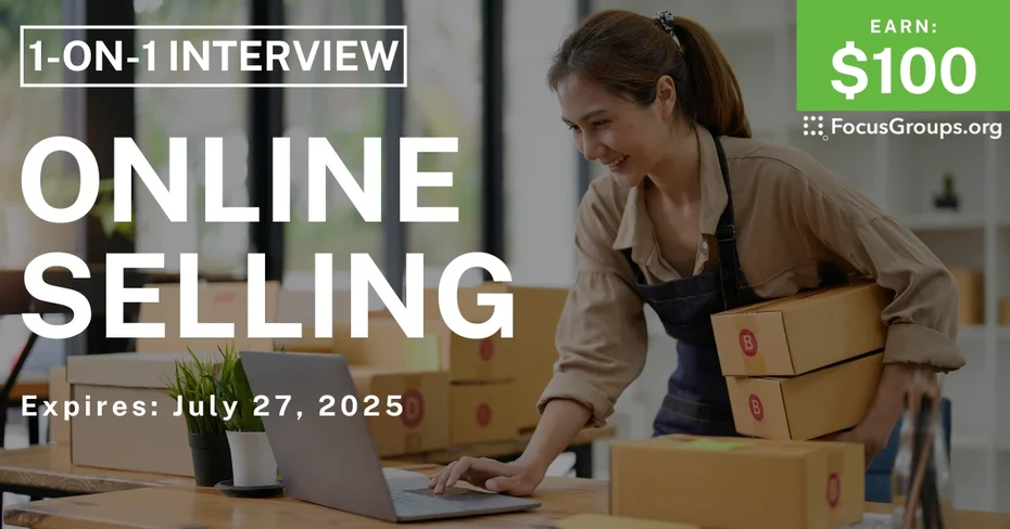 Research Study for Small Business Owners on Online Selling