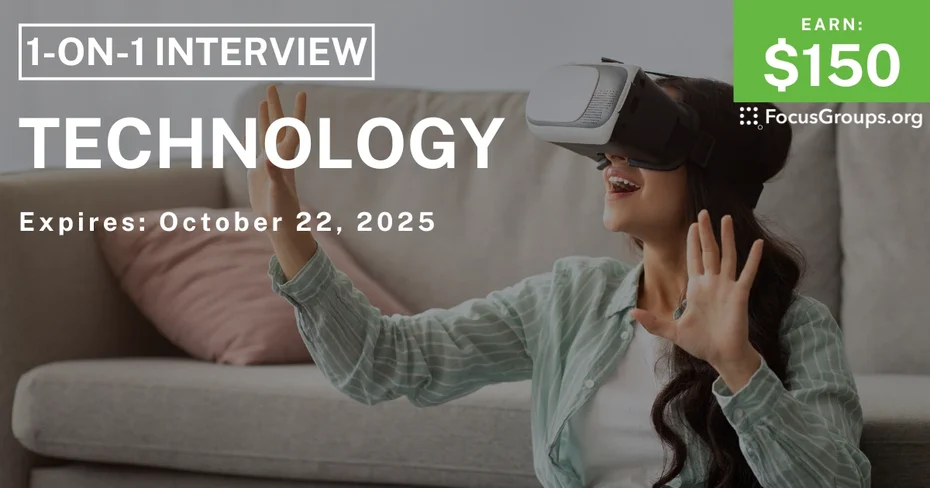Research Study on Technology - $150 - $150 - 10/21/2025