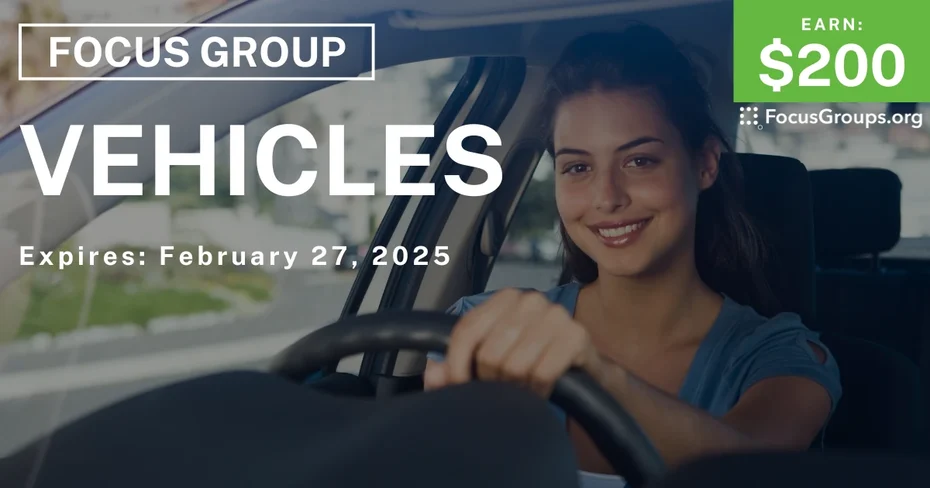 Focus Group in SF on Vehicles