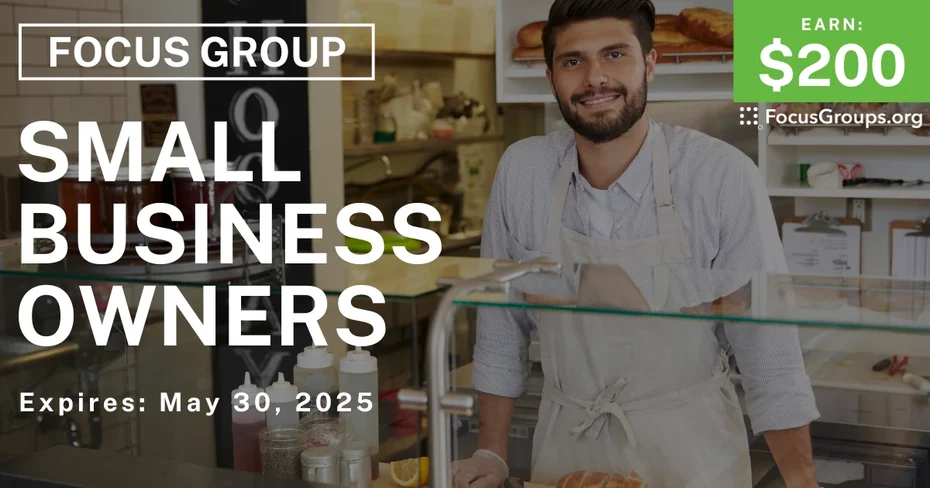 Focus Group for Male Small Business Owners