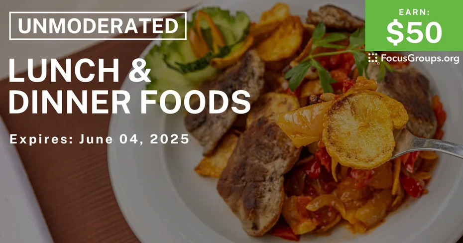 Research Study on Lunch & Dinner Foods