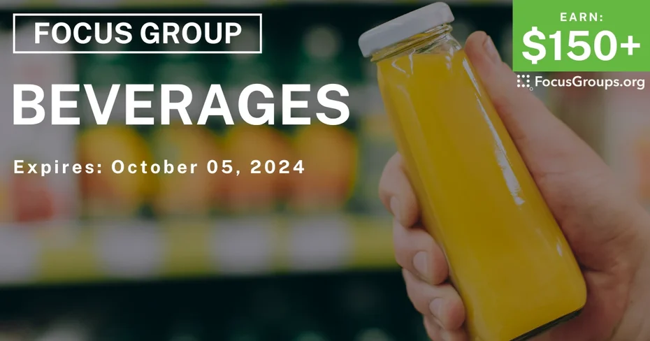 Focus Group in SF on Beverages