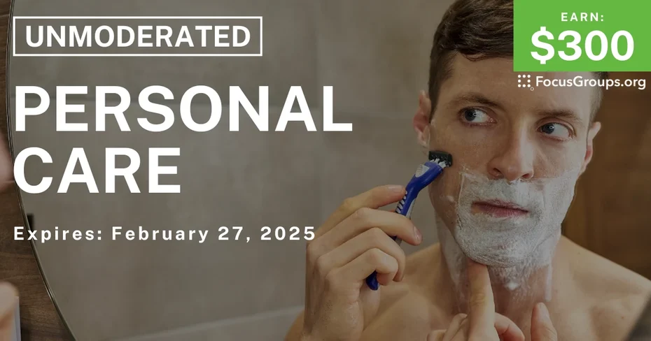 Product Test for Men on Personal Care