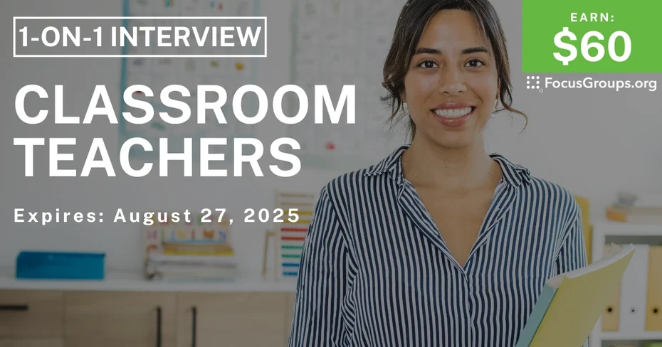Research Study for Classroom Teachers - $60