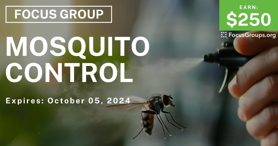 Focus Group in Cincinnati on Mosquito Control