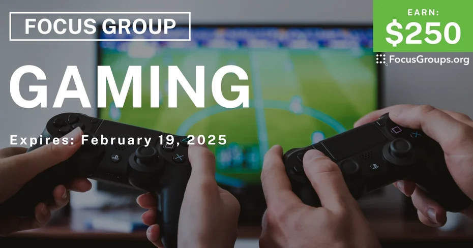 Focus Group in SF on Gaming