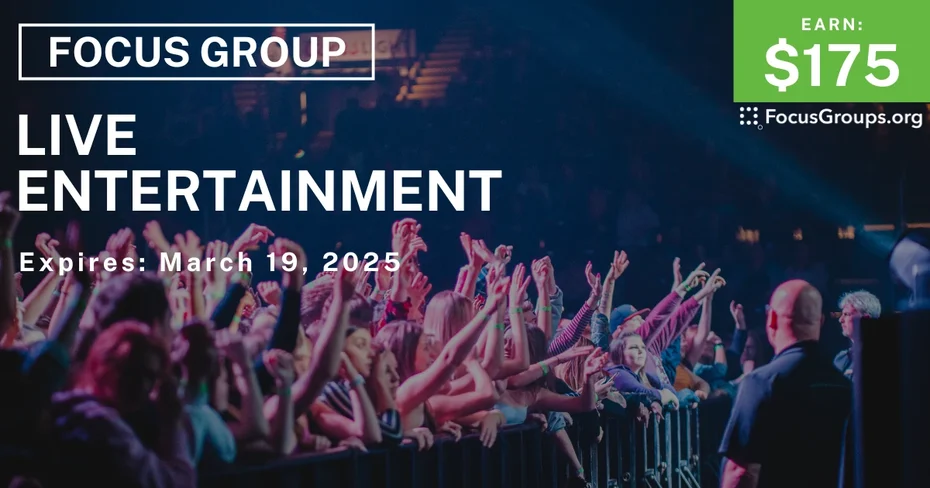 Focus Group on Live Entertainment