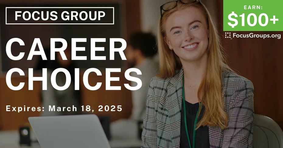 Focus Group for Young Adults on Career Choices