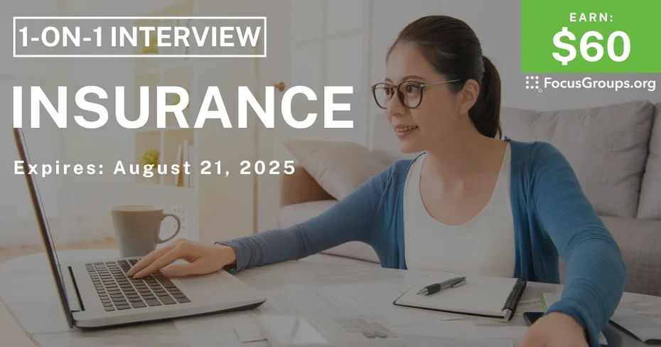 Research Study on Insurance - $60