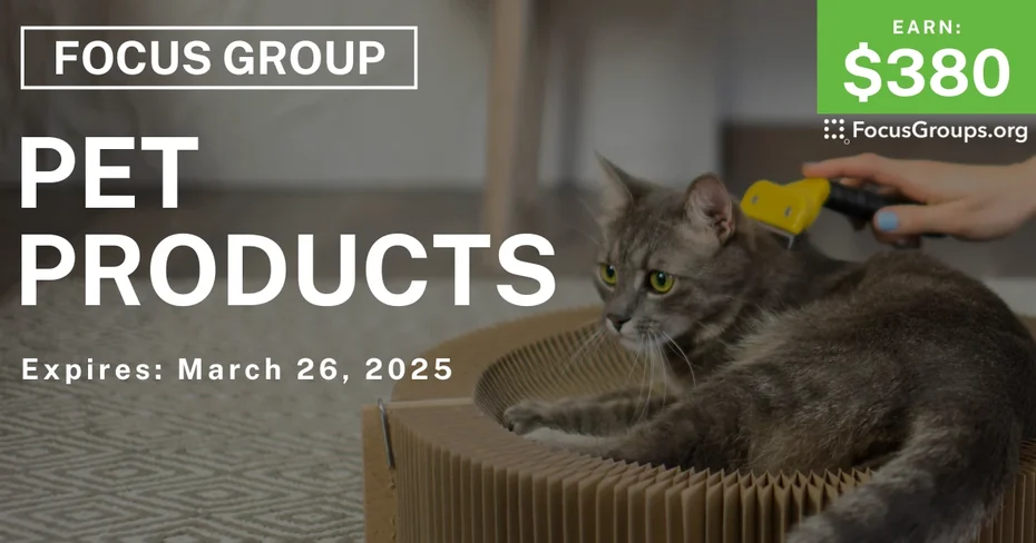 Focus Group on Pet Products