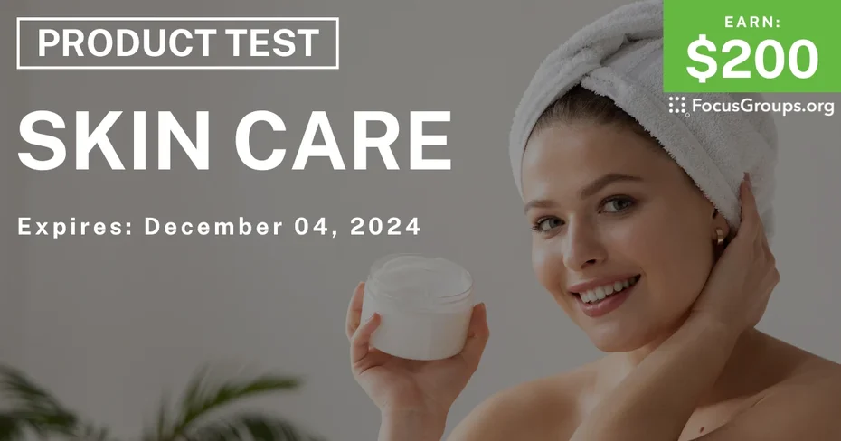 Product Test for Women on Skin Care