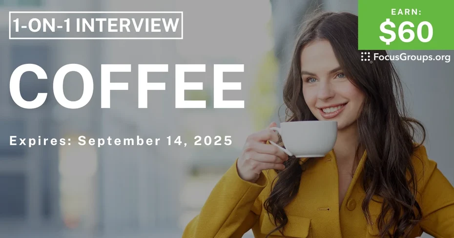 Research Study on Coffee - $60