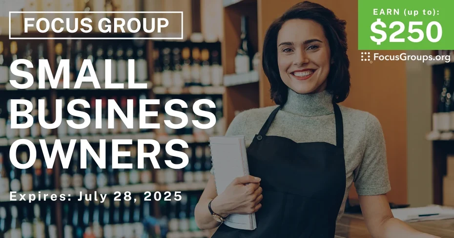 Focus Group for Small Business Owners
