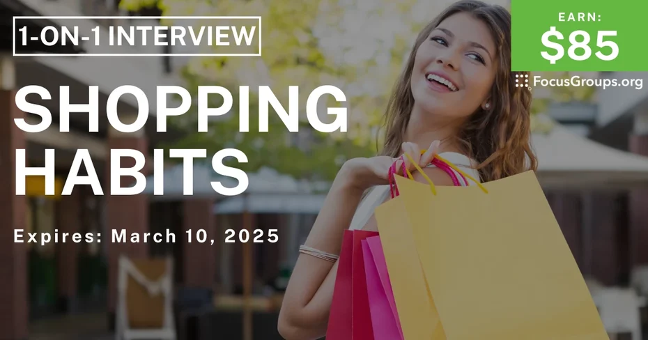 Research Study for Women in Miami on Shopping