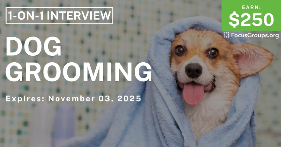Research Study in Nashville on Dog Grooming - $250