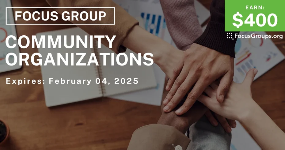 Focus Group for Business Professionals on Community Organizations