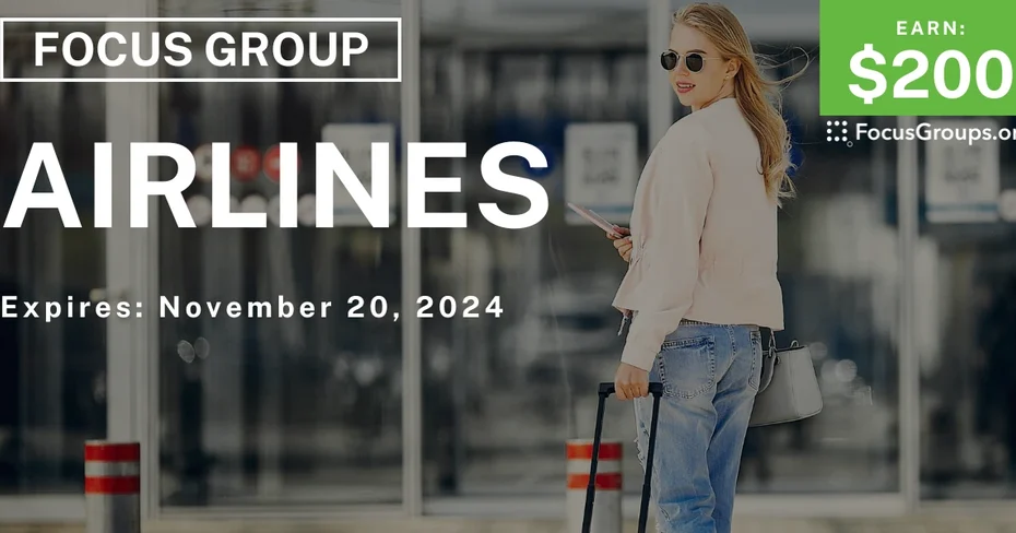Focus Group for Travelers on Airlines