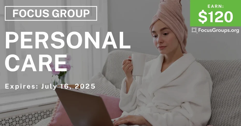 Focus Group on Personal Care