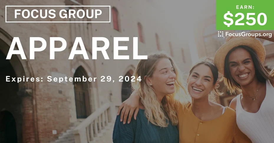 Focus Group for Women on Apparel
