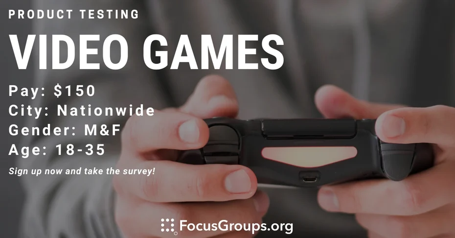 Product Test on Video Games