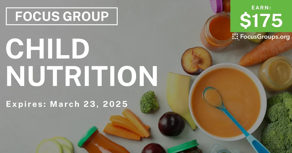 Focus Group for Parents on Child Nutrition