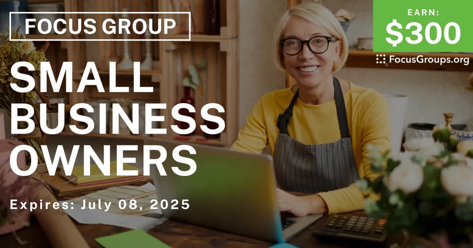 Focus Group for Small Business Owners