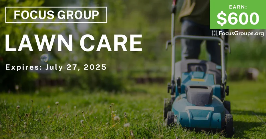 Focus Group in Cincinnati on Lawn Care
