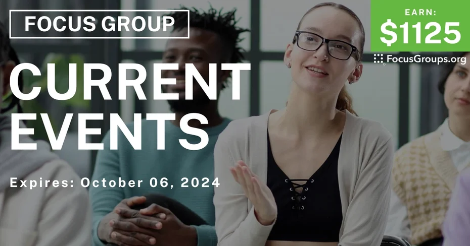 Focus Group in NYC on Current Events