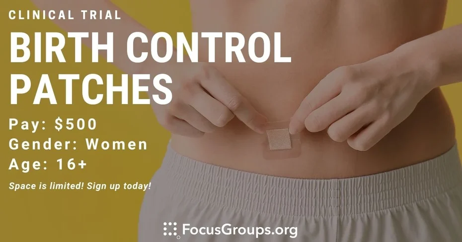 Clinical Trial for Women on Birth Control Patches in Atlanta