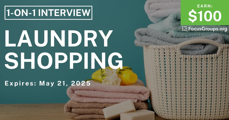 Research Study on Laundry Shopping