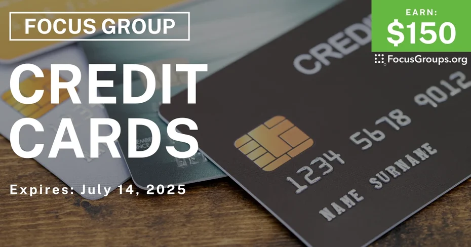 Focus Group in Chicago on Credit Cards