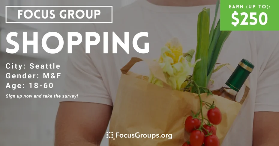 Focus Group in Seattle on Shopping