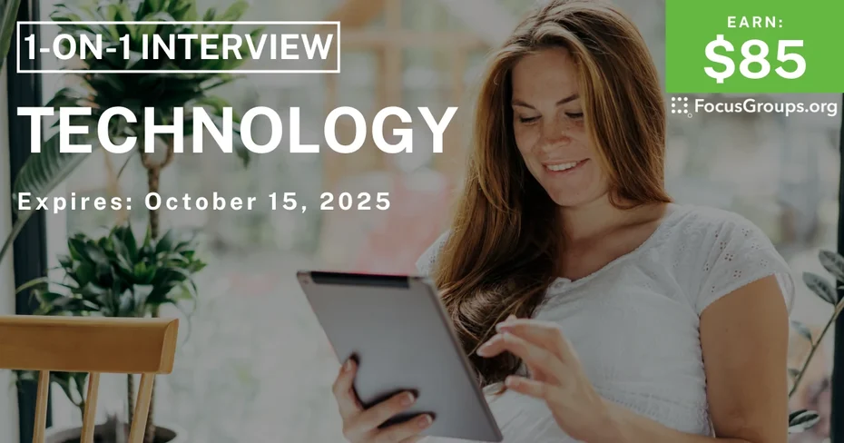 Research Study on Technology - $85