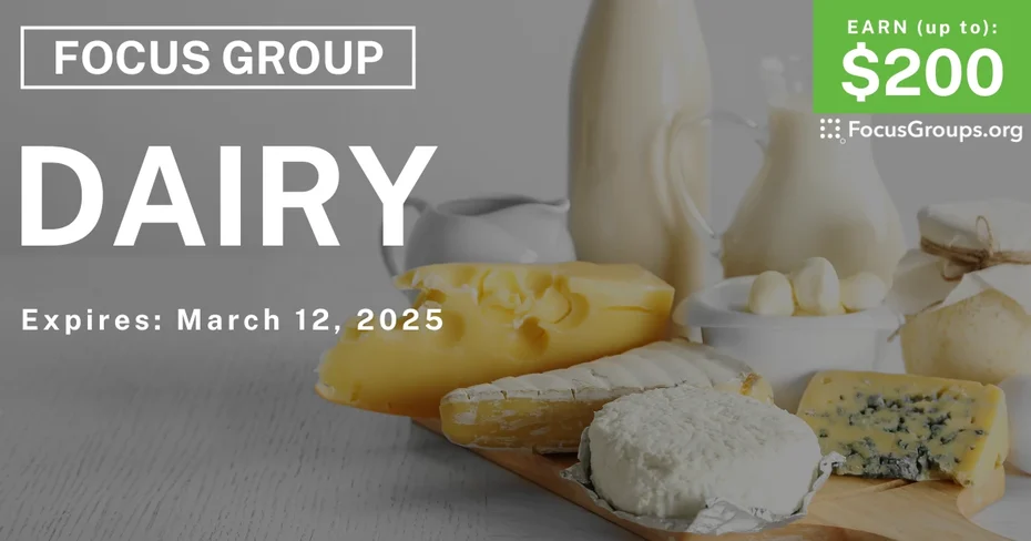 Focus Group on Dairy