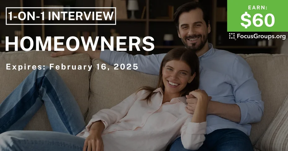 Research Study for Homeowners