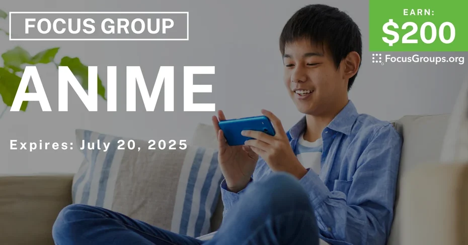 Focus Group for Teens on Anime