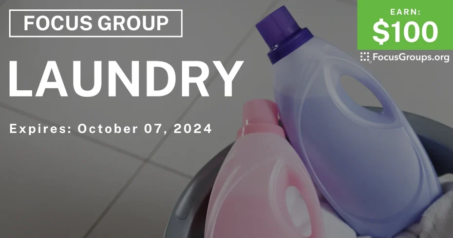 Focus Group in Cincinnati on Laundry
