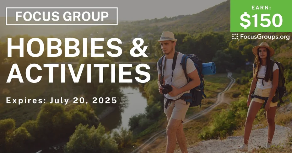 Focus Group in LA on Hobbies & Activities