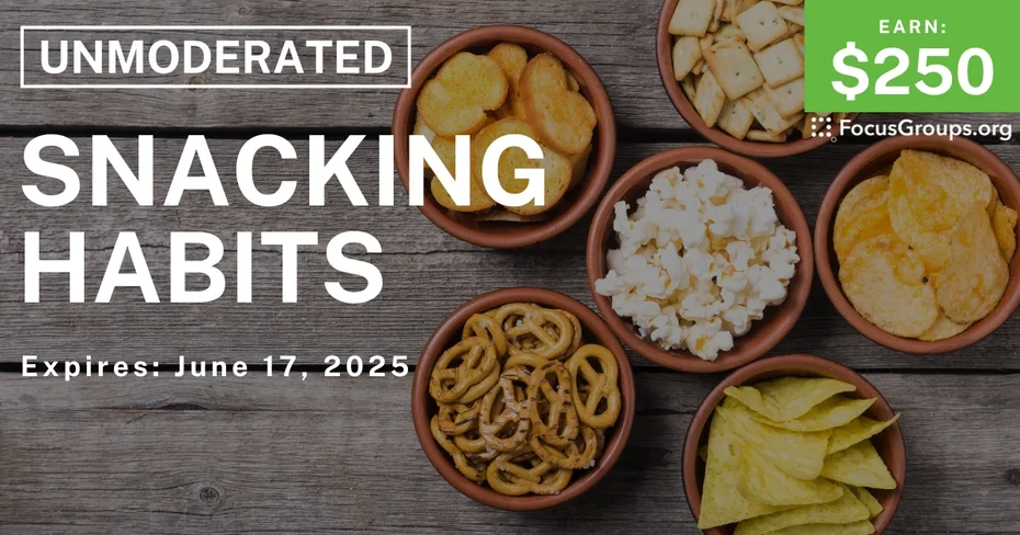 Research Study on Snacking Habits