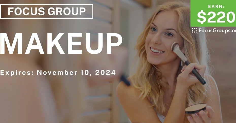 Focus Group for Women on Makeup