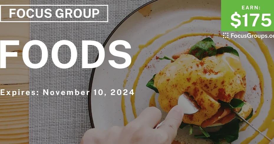 Focus Group in Irvine on Foods
