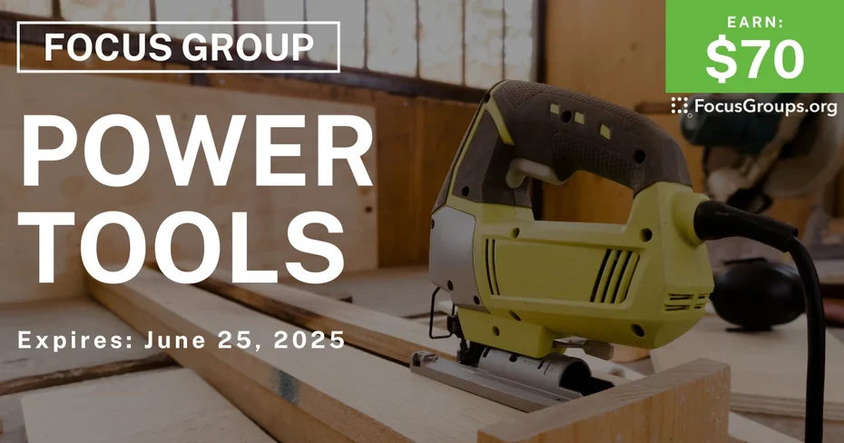 Focus Group in Grand Rapids on Power Tools