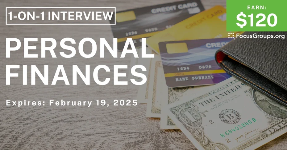 Research Study on Personal Finances