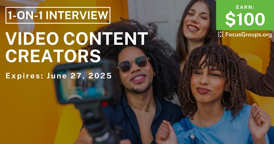 Research Study for Video Content Creators