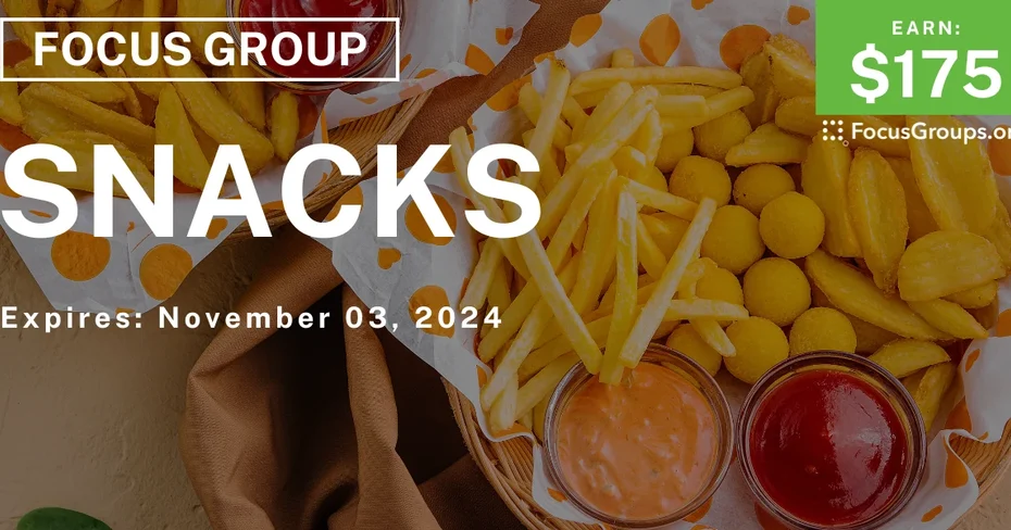Focus Group in NYC on Snacks